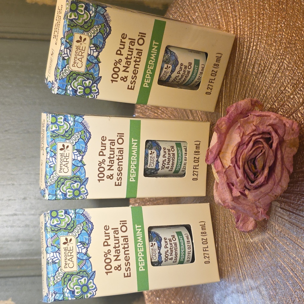 Set Of 3-Personal Care Peppermint Essential Oil 8ml